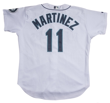 2000 Edgar Martinez Game Used Seattle Mariners Home Uniform: Jersey & Signed Pants (Sports Investors Authentication & Martinez COA)